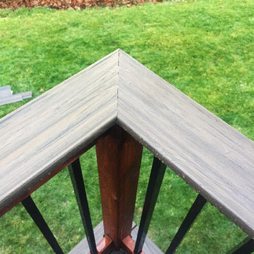 richmond hill backyard full deck stairs 10